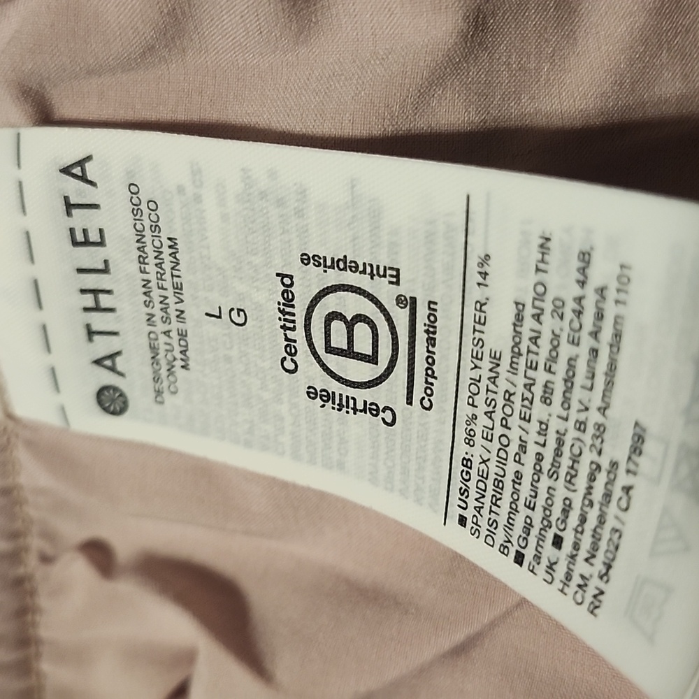 Athleta High-Low Skirt in Light and Dark Purple Size Large EUC - Picture 6 of 6